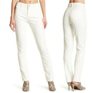 NYDJ Samantha Slim Corduroy Jeans White Size 6
